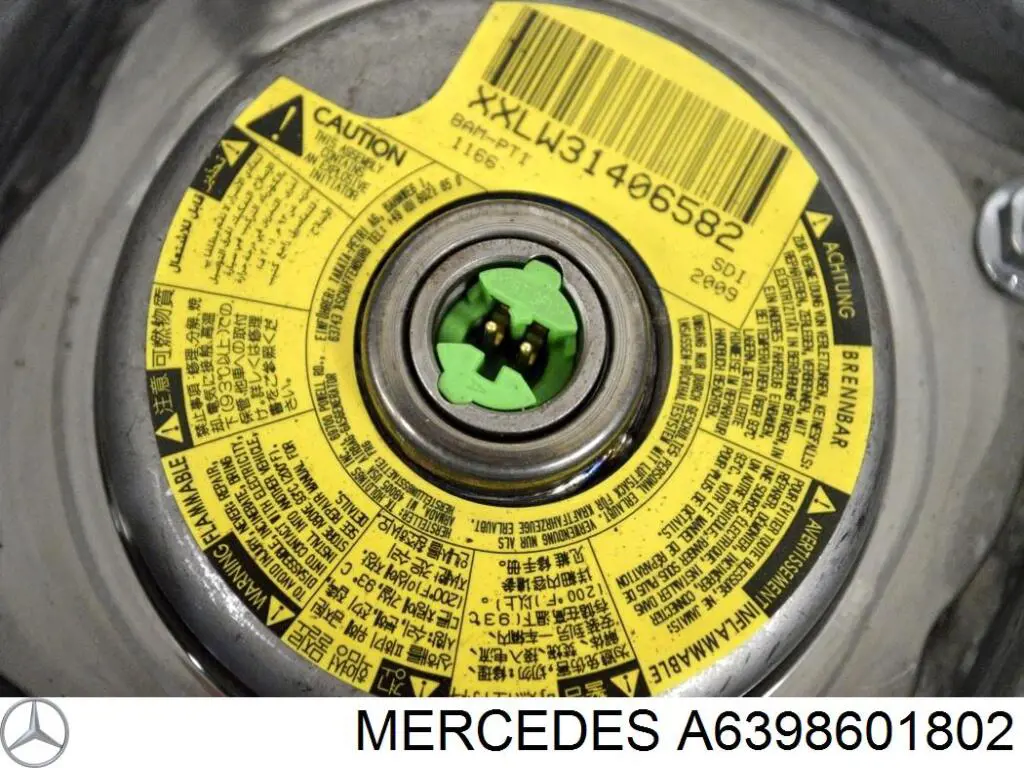 A6398601802 Mercedes Подушка AIRBAG передня ліва