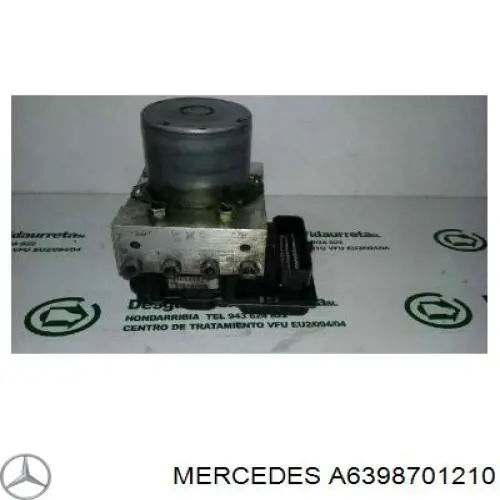  Mercedes A6398701210 ціна, від 25.33 USD