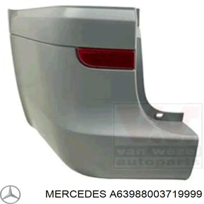 Купити 5506003541951P 4max Задній бампер