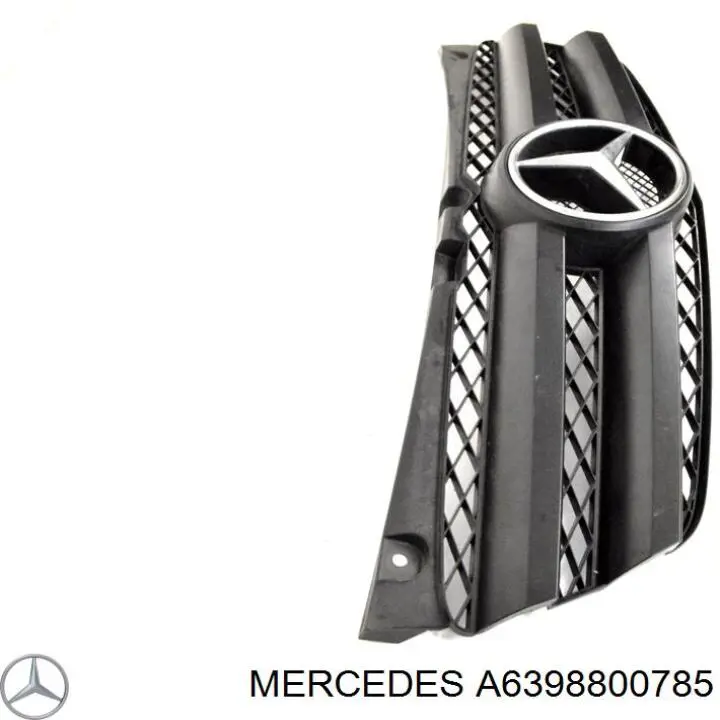 A6398800785 Mercedes Решітка радіатора