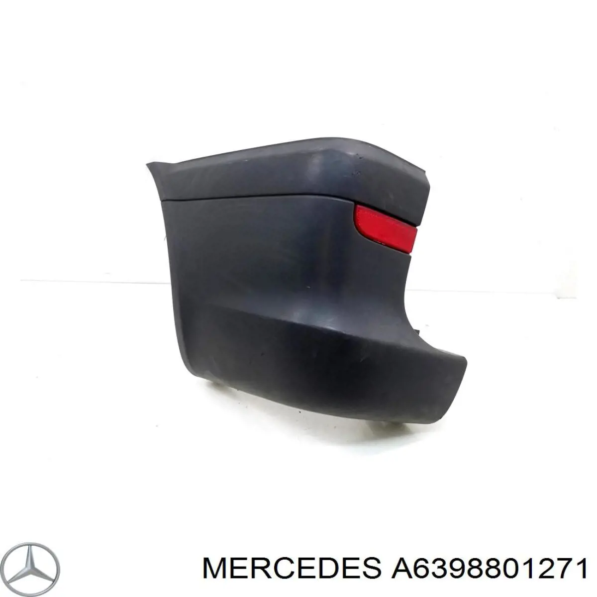 Кут бампера заднього лівий Mercedes A6398801271 ціна, від 25.64 USD
