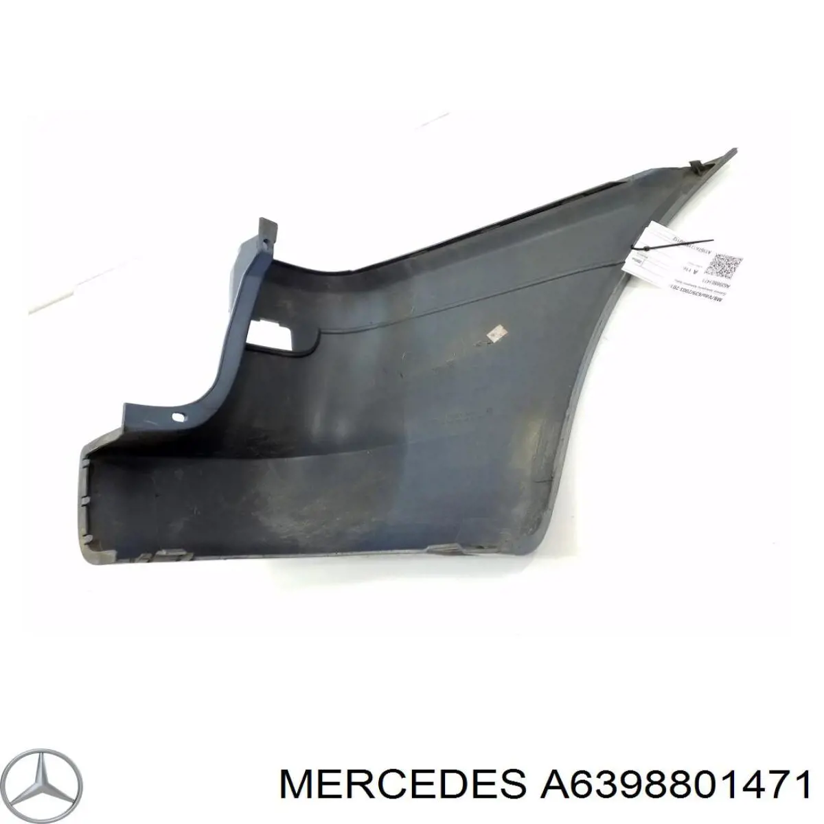 A6398801471 Mercedes бампер задній, ліва частина