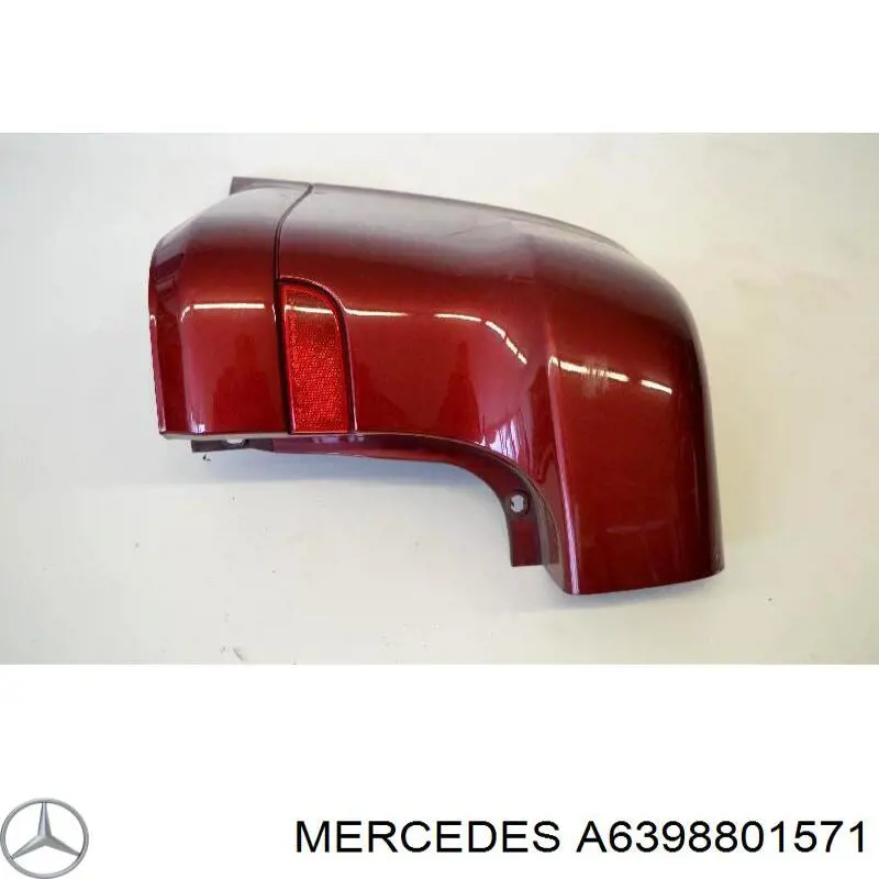 A6398801571 Mercedes Кут бампера заднього правий