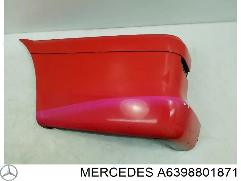 6398801871 Mercedes бампер задній, ліва частина