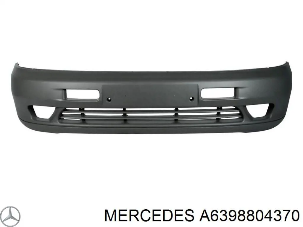 A6398804370 Mercedes бампер передній