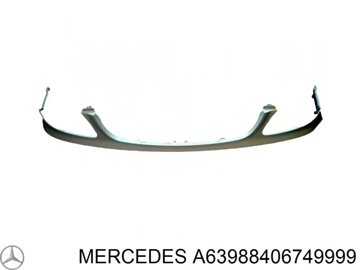Бампер передній, верхня частина на Mercedes Viano (W639)