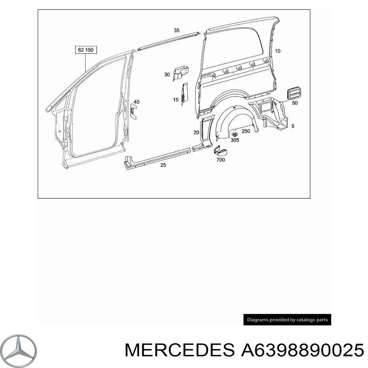 A6398890025 Mercedes 