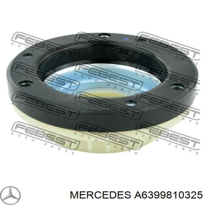 Підшипник опорний амортизатора, переднього Mercedes A6399810325 ціна, від 16.49 USD