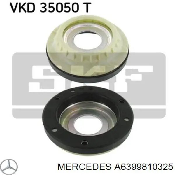 Купити A6399810325 Mercedes Підшипник опорний амортизатора, переднього