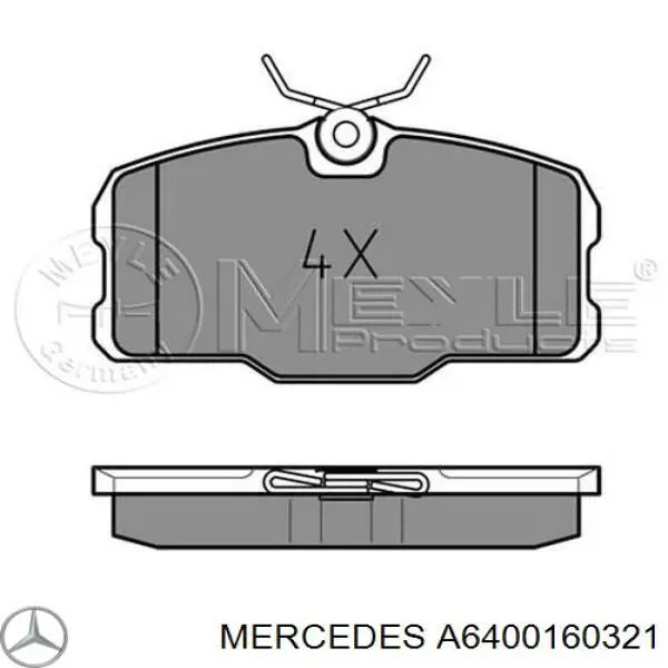 A6400160321 Mercedes Прокладка клапанної кришки двигуна, внутрішня