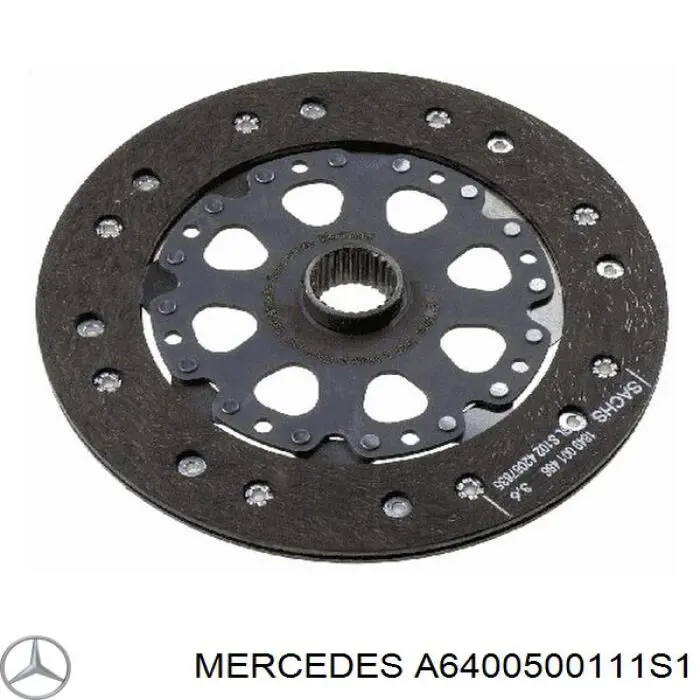 Комплект ланцюга ГРМ A6400500111S1 Mercedes