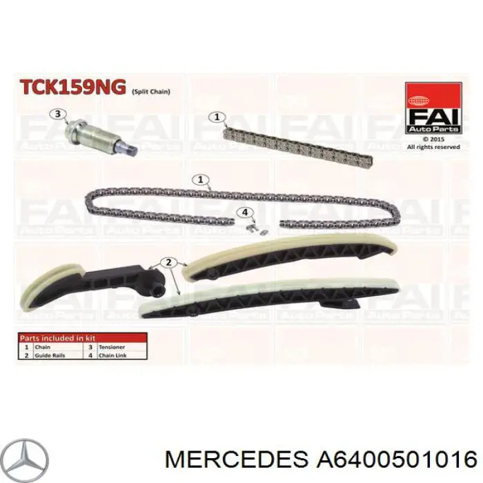  Mercedes A6400501016 ціна, від 10.60 USD