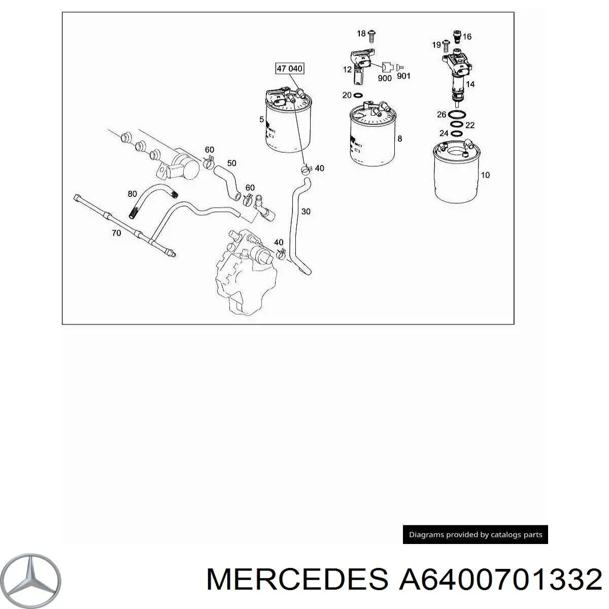  A6400701332 Mercedes