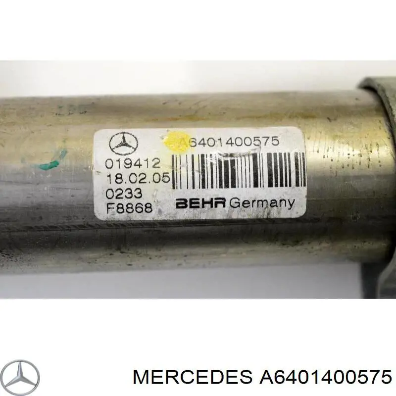 A6401400575 Mercedes Радіатор системи EGR рециркуляції вихлопних газів