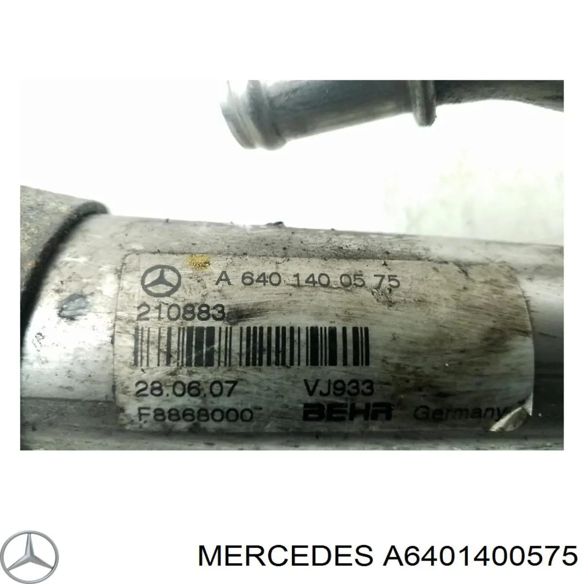 Купити A6401400575 Mercedes Радіатор системи EGR рециркуляції вихлопних газів