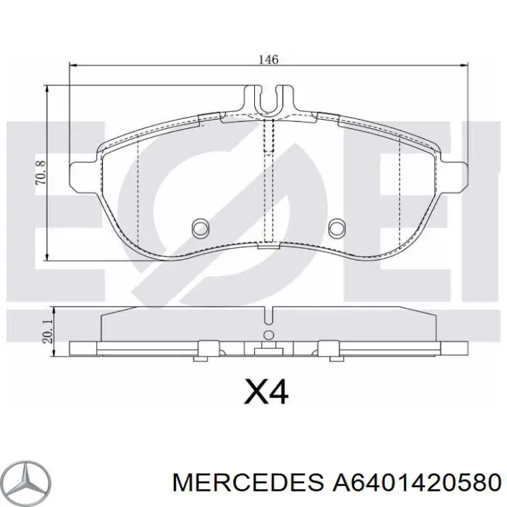 Прокладка випускного колектора Mercedes A6401420580 ціна, від 6.99 USD