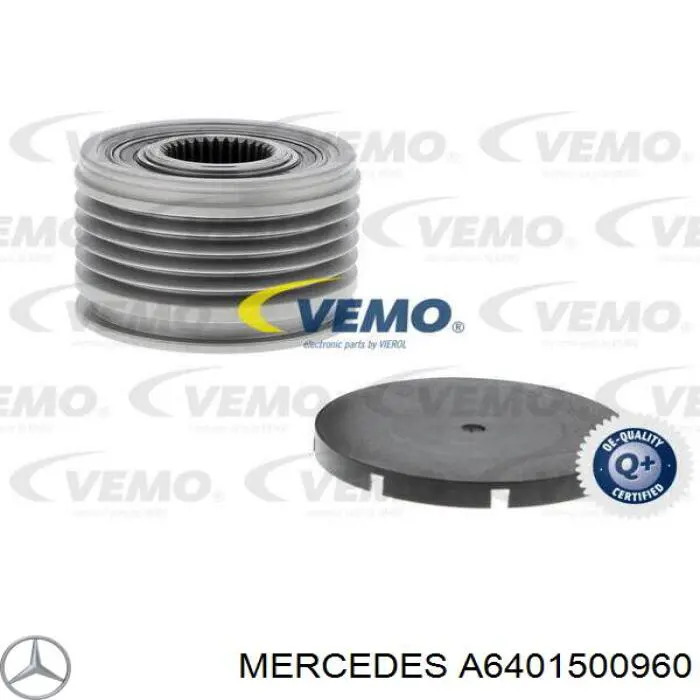 A6401500960 Mercedes шків генератора