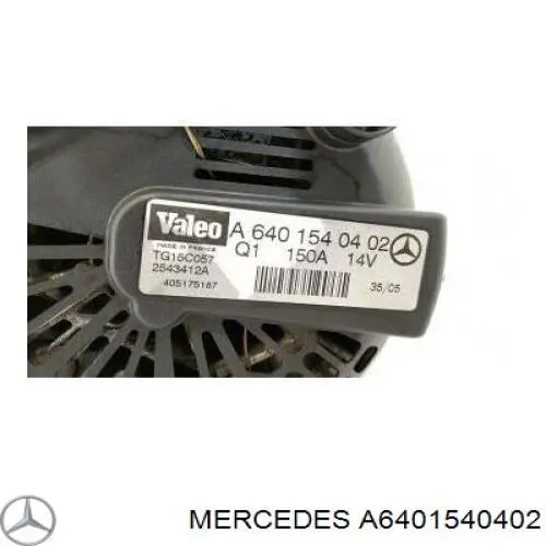 A6401540402 Mercedes генератор