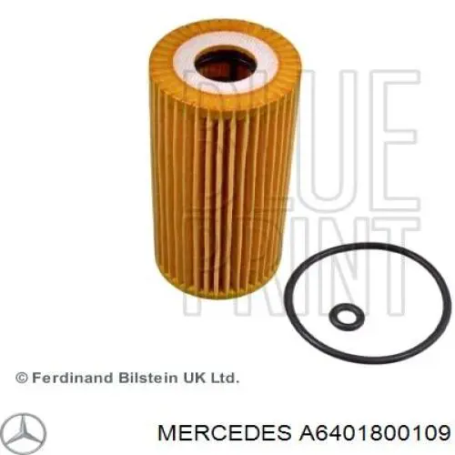 Масляний фільтр двигуна Mercedes A6401800109 ціна, від 7.29 USD