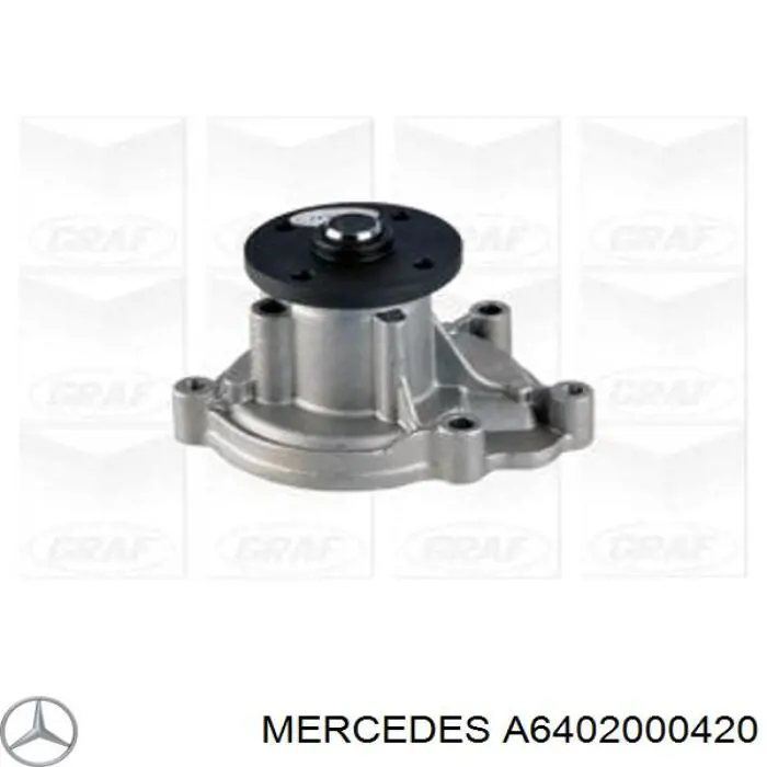 Помпа охолодження Mercedes A6402000420 ціна, від 33.07 USD