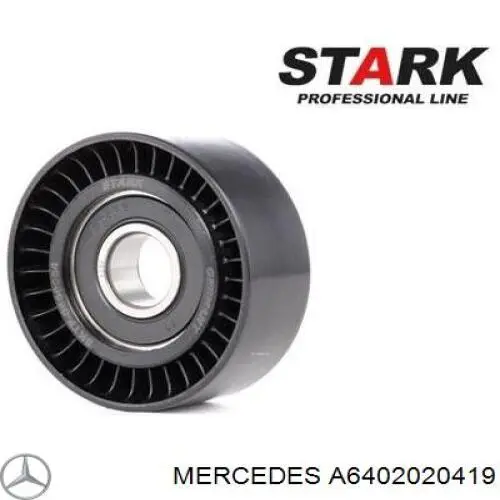 A6402020419 Mercedes Ролик приводного ременя, паразитний