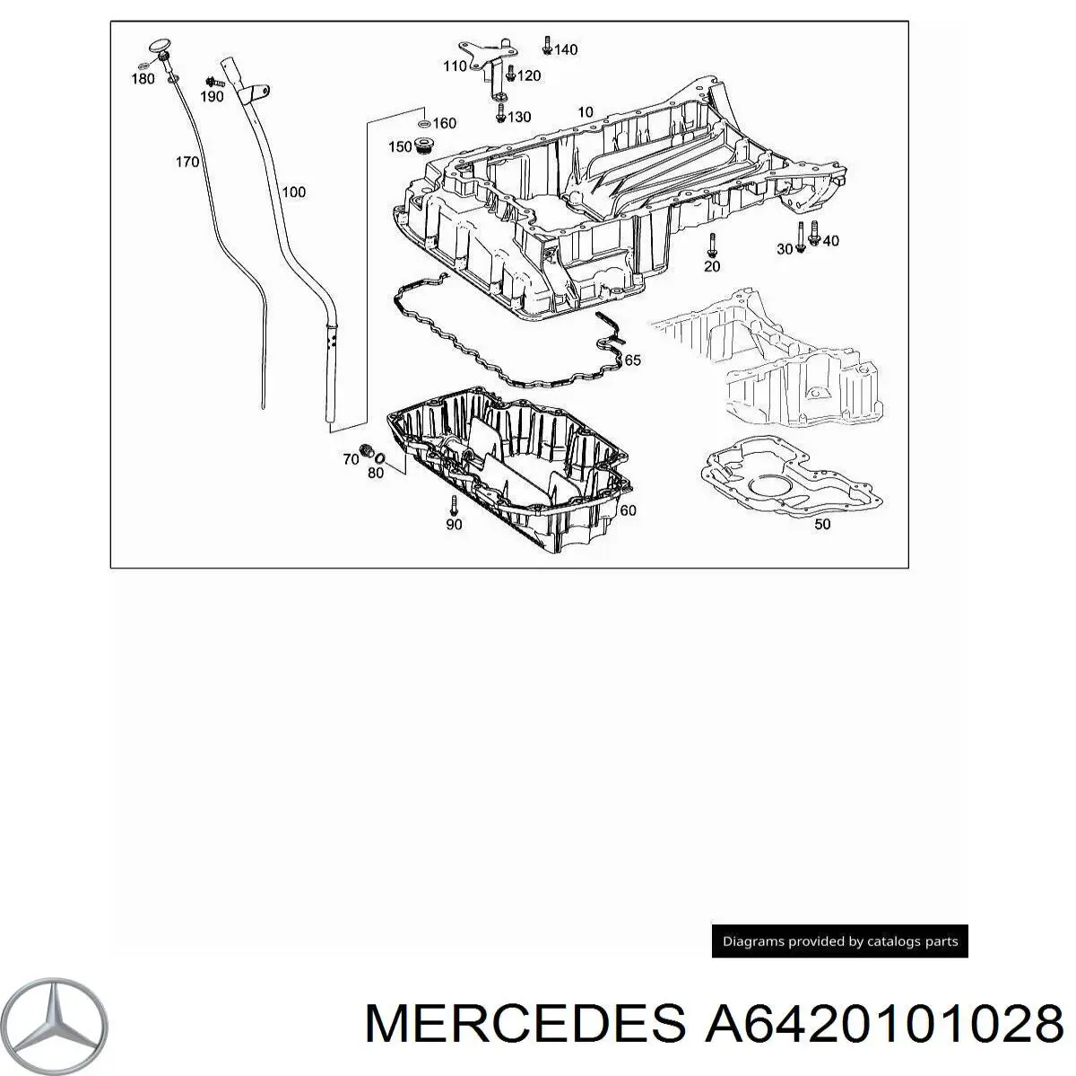 A642010102805 Mercedes Картер масляний