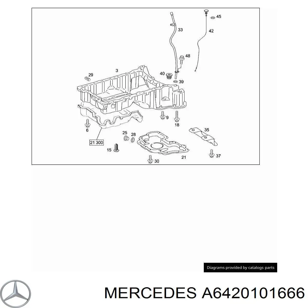  Mercedes A6420101666 ціна, від 13.92 USD