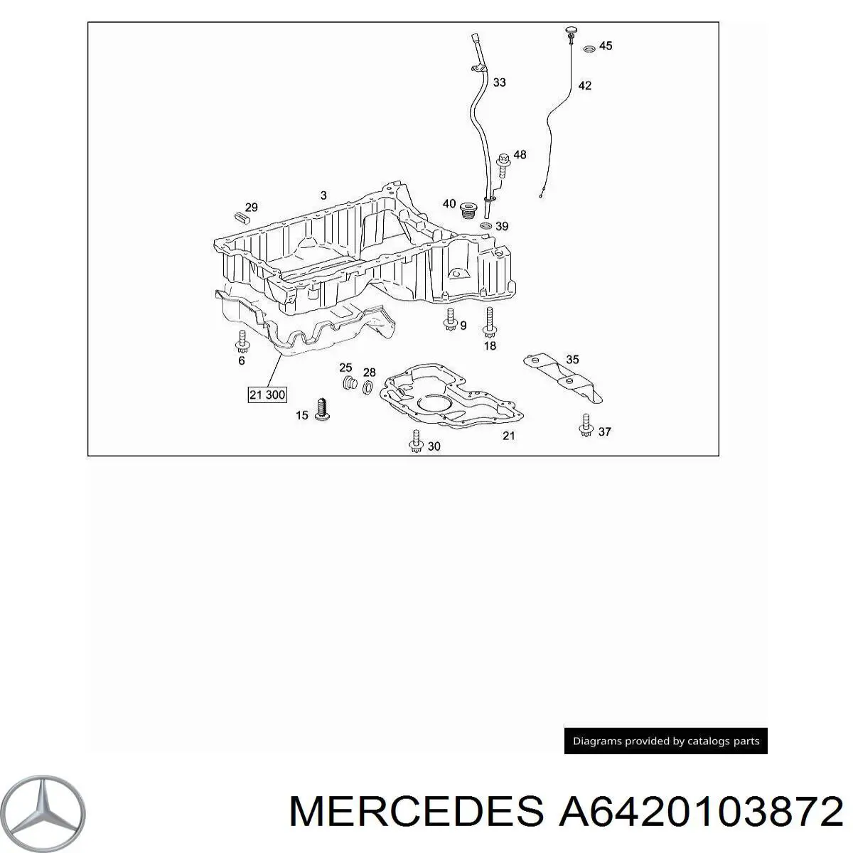 Щуп-індикатор рівня масла в двигуні Mercedes A6420103872 ціна, від 27.10 USD