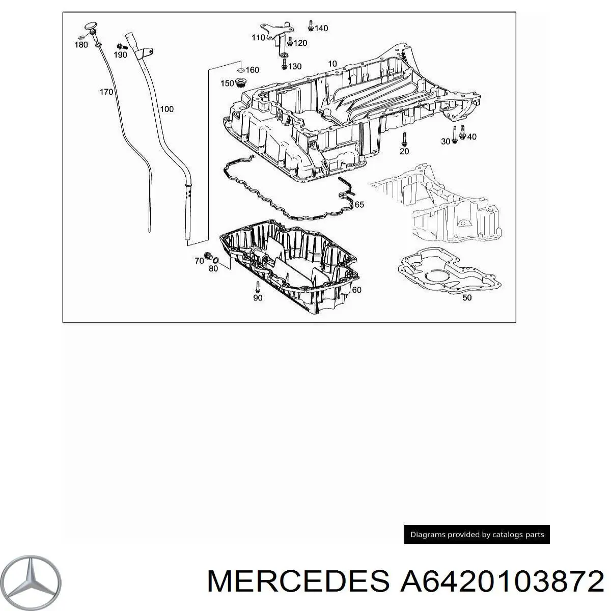 A6420103872 Mercedes Покажчик рівня масла