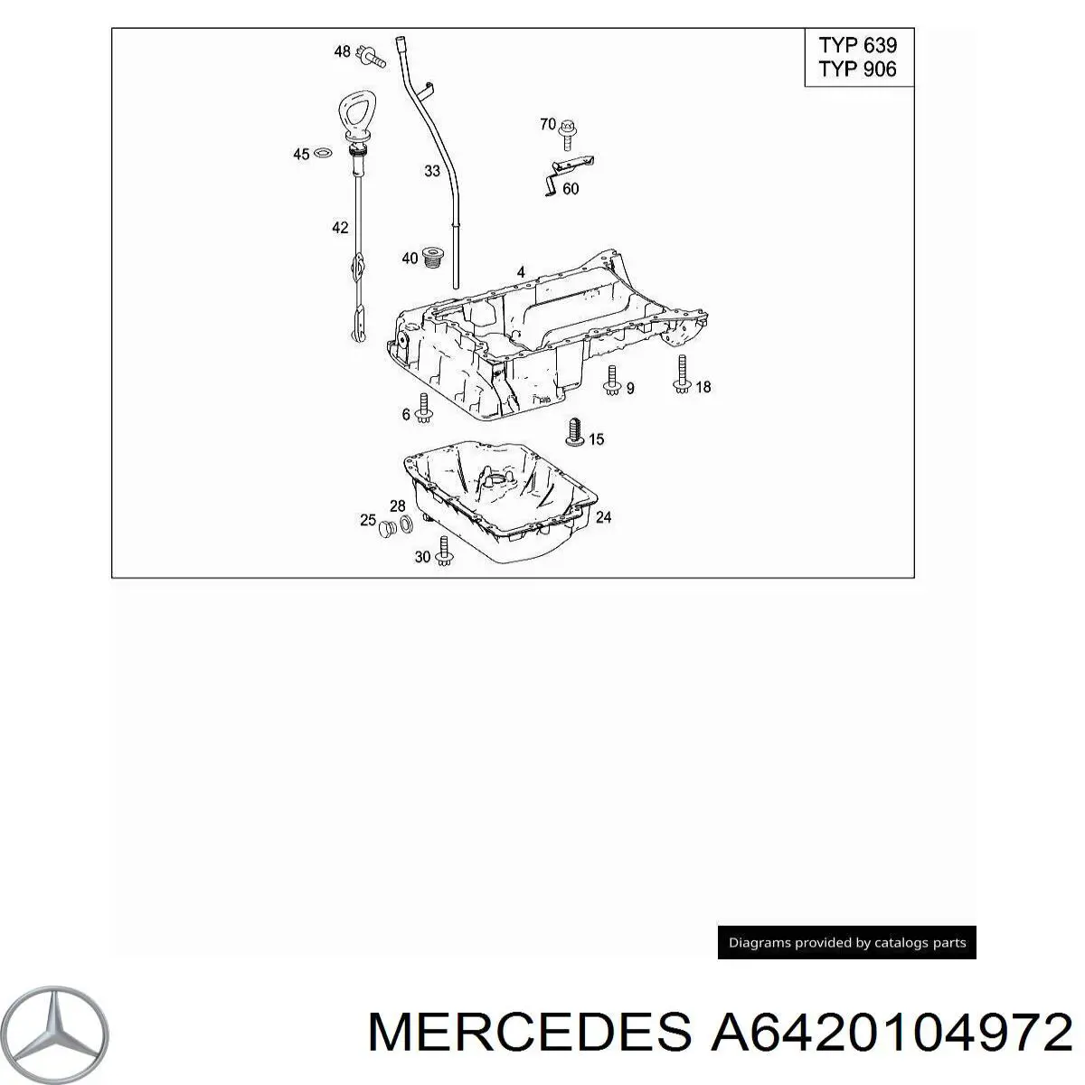 Щуп-індикатор рівня масла в двигуні Mercedes A6420102772 ціна, від 38.84 USD