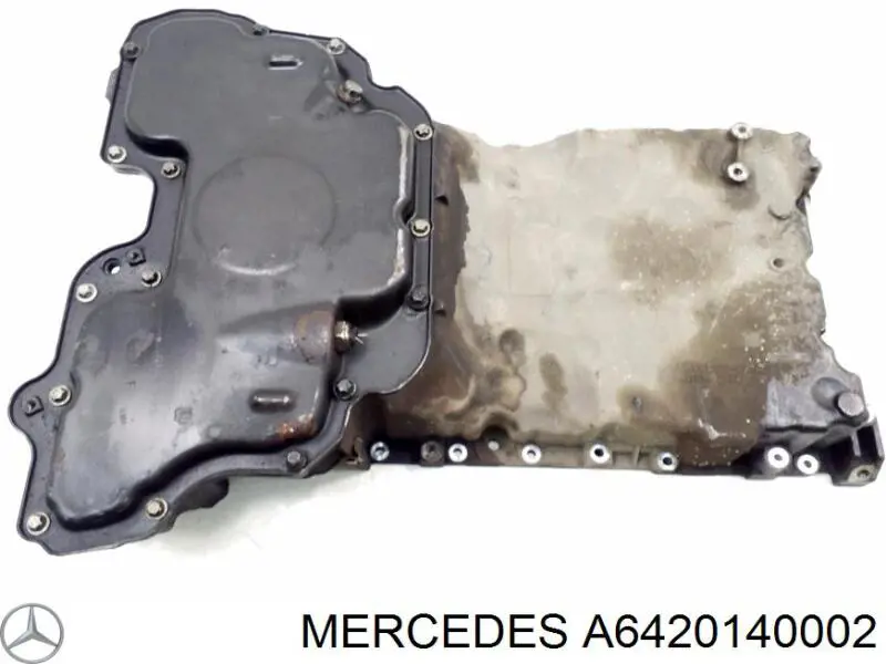 A6420140002 Mercedes Піддон масляний картера двигуна, верхня частина