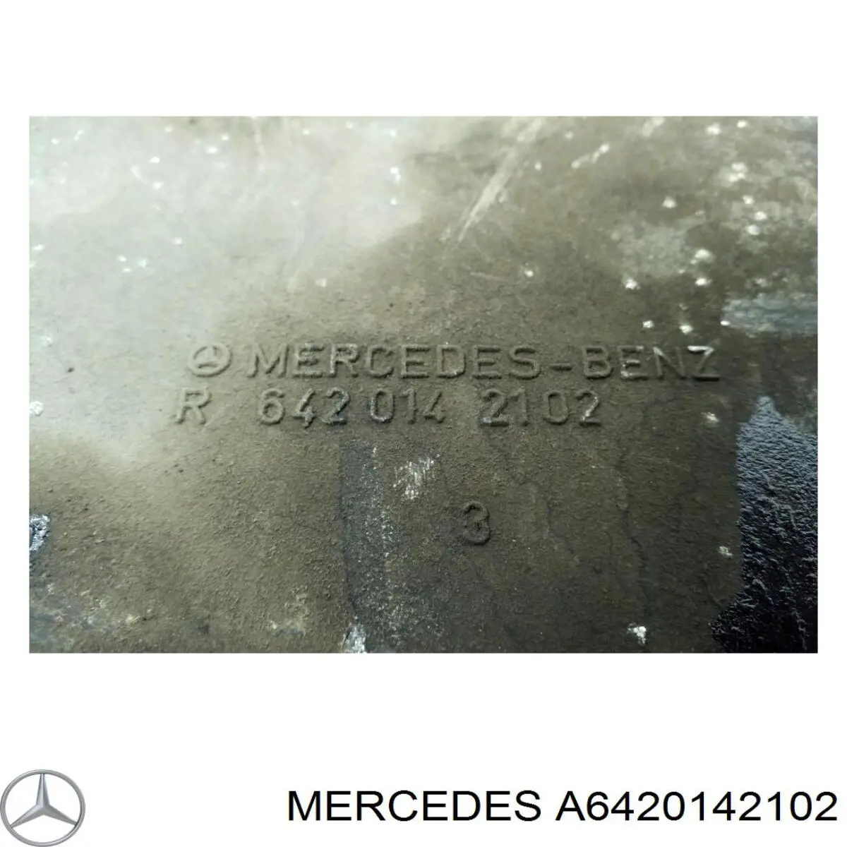 Піддон масляний картера двигуна, верхня частина Mercedes A6420142102 ціна, від 60.81 USD