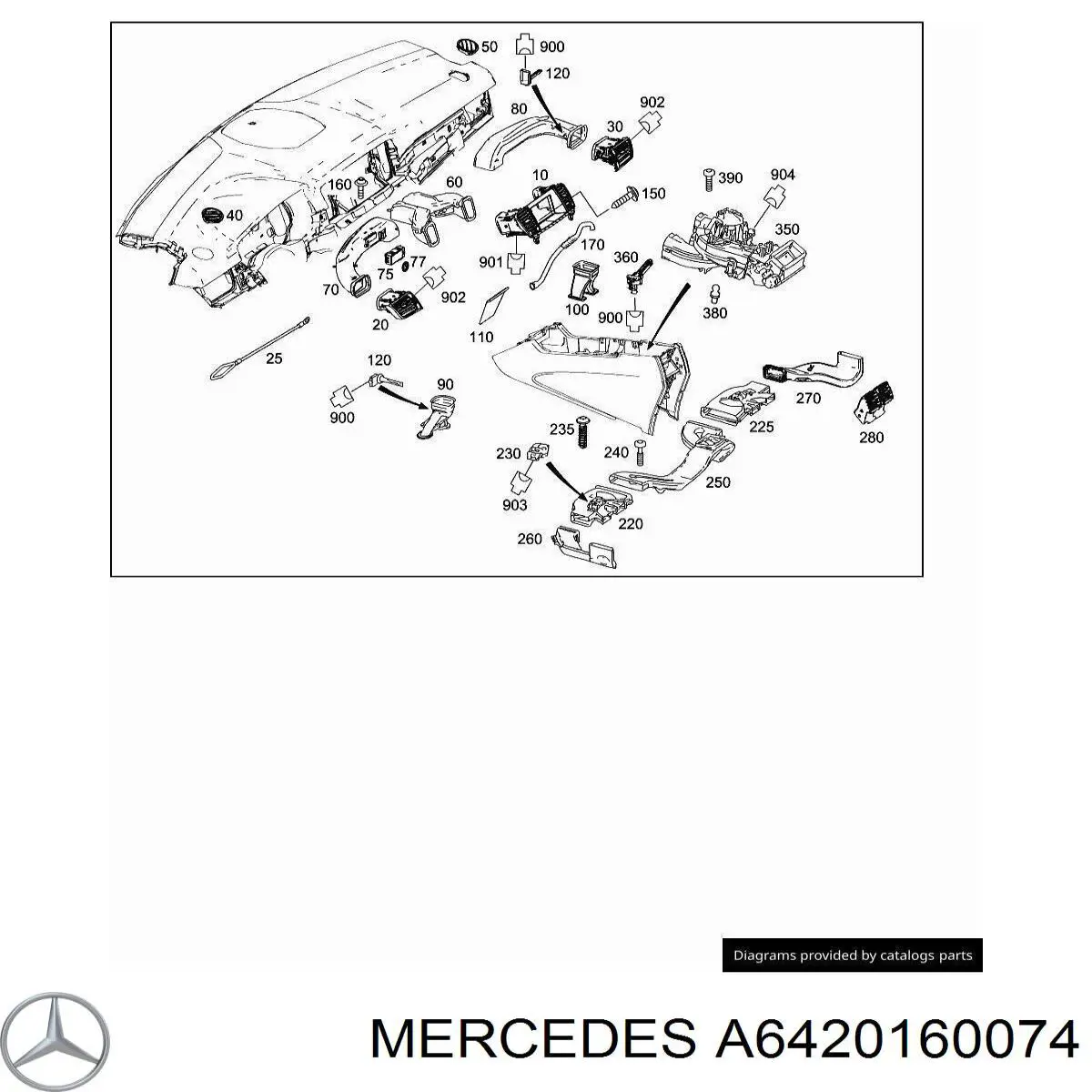 A6420160074 Mercedes 