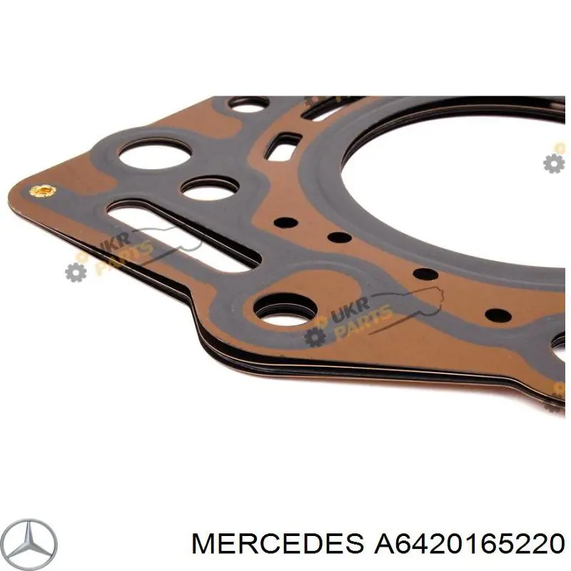 A6420165220 Mercedes прокладка головки блока циліндрів (гбц, права)
