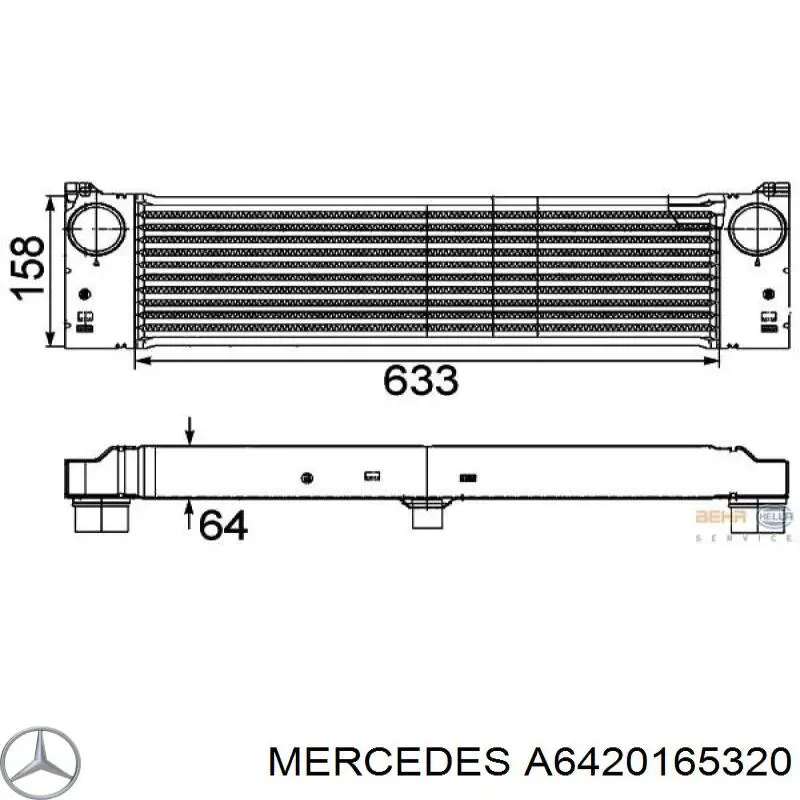 Прокладка головки блока циліндрів (ГБЦ), права Mercedes A6420165320
