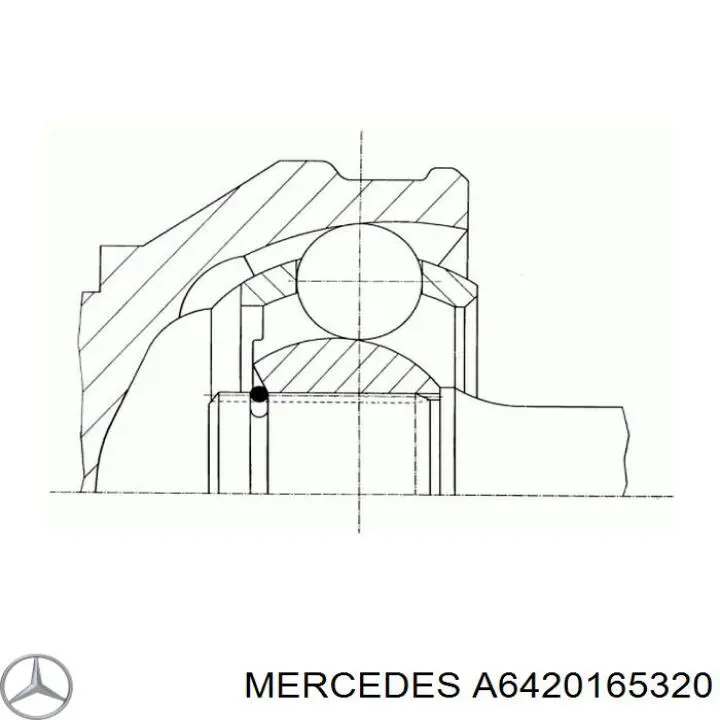 A6420165320 Mercedes Прокладка головки блоку циліндрів (ГБЦ), права