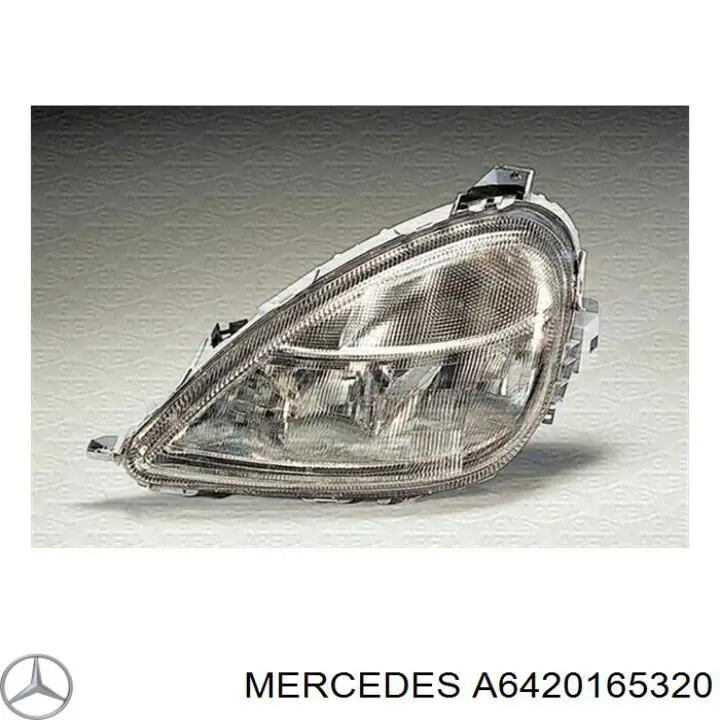 Прокладка головки блока циліндрів (ГБЦ), права A6420165320 Mercedes
