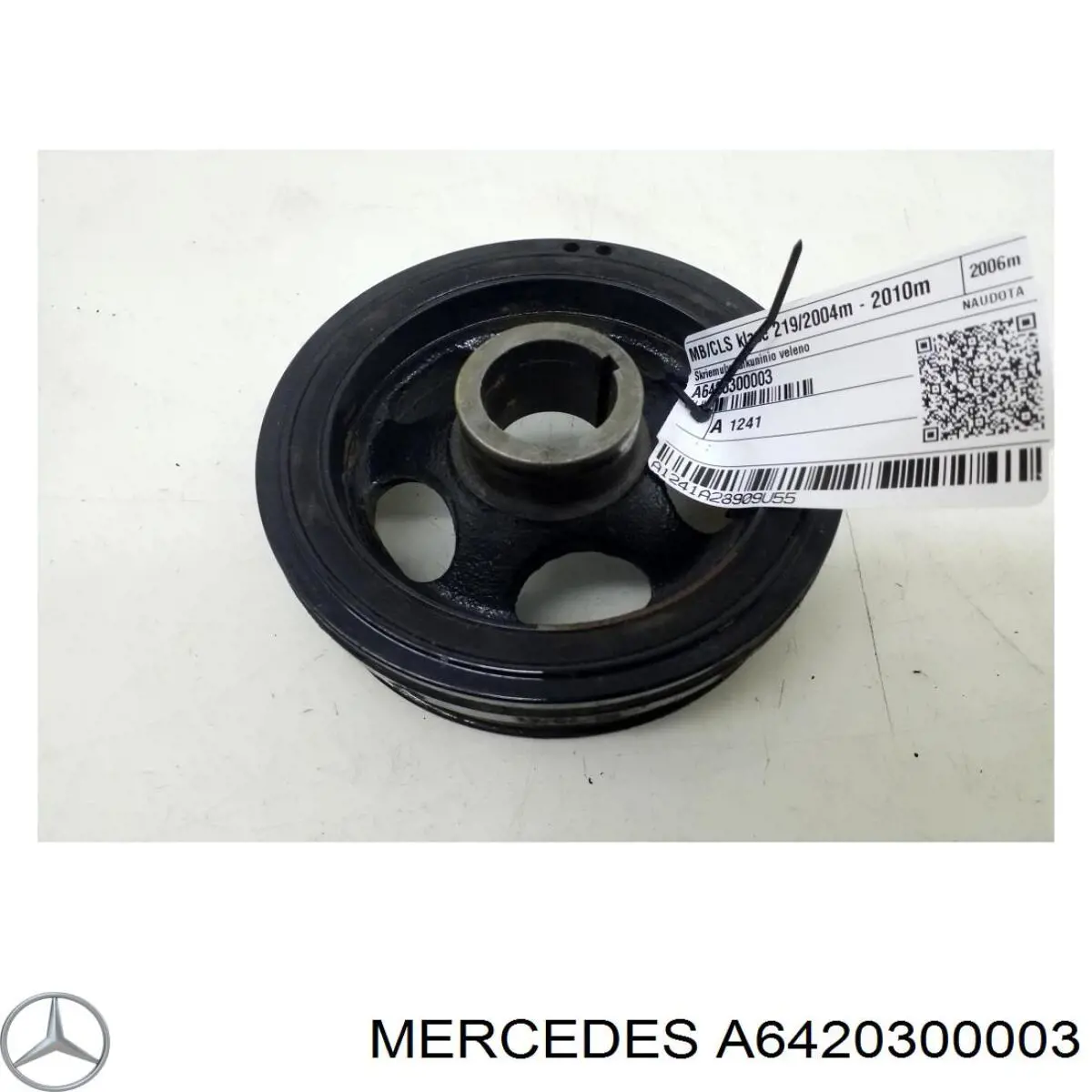 Демпферний шків колінвала Mercedes A6420300003
