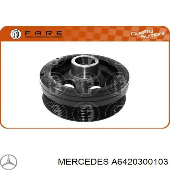 Купити A6420300103 Mercedes Шків колінчастого вала