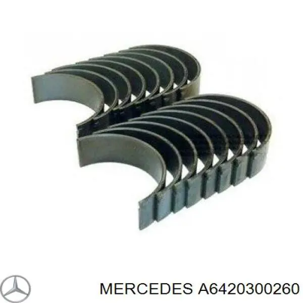Шатунні вклалиші колінвала STD Mercedes A6420300260 ціна, від 53.73 USD