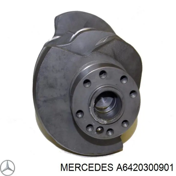 Вал колінчастий і маховик Mercedes A6420300901 ціна, від 570.20 USD
