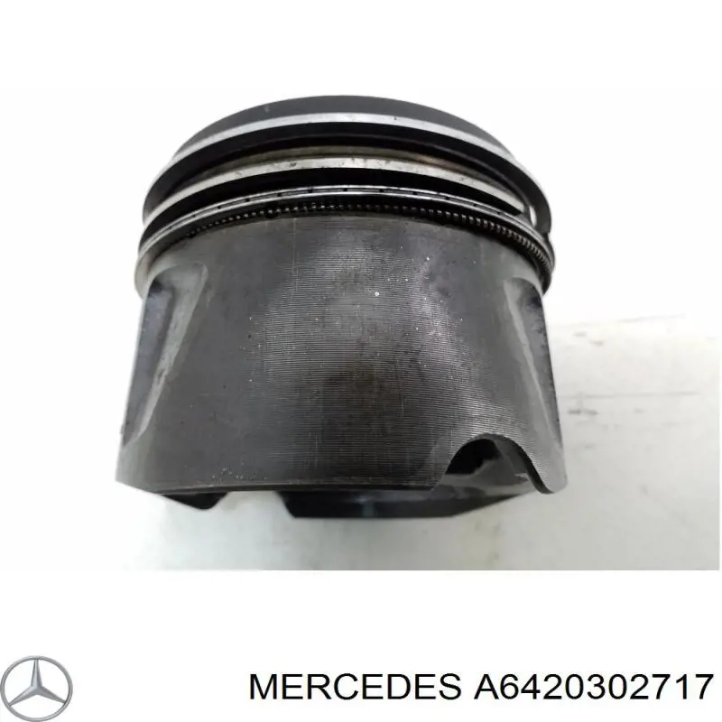 Поршень в комплекті на 1 циліндр, STD A6420302717 Mercedes