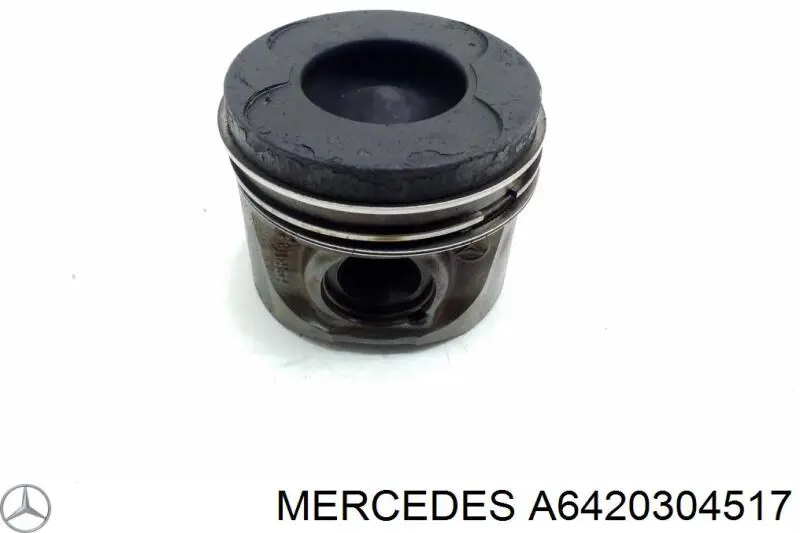 Поршень в комплекті на 1 циліндр, STD A6420304517 Mercedes