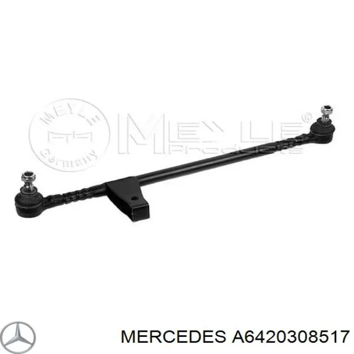 Поршень в комплекті на 1 циліндр, STD A6420302118 Mercedes