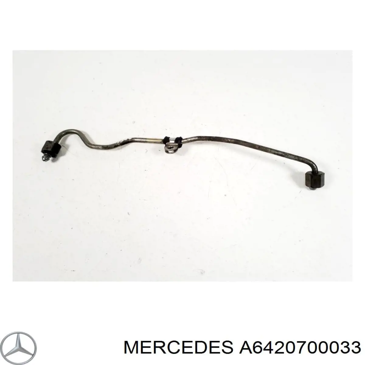 Трубка паливна, від ПНВТ до паливної рейки Mercedes A6420700033 ціна, від 11.66 USD