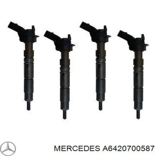Паливні форсунки A6420700587 Mercedes