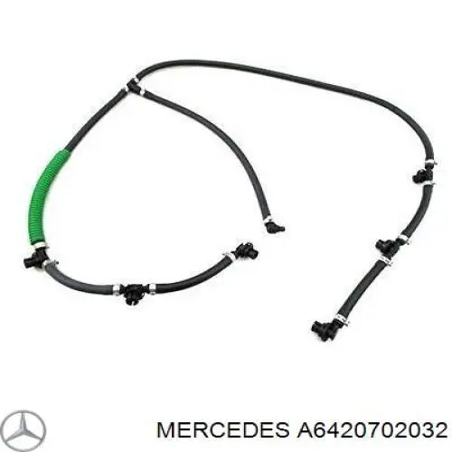 Трубка паливна, зворотня від форсунок Mercedes A6420702032 ціна, від 129.21 USD