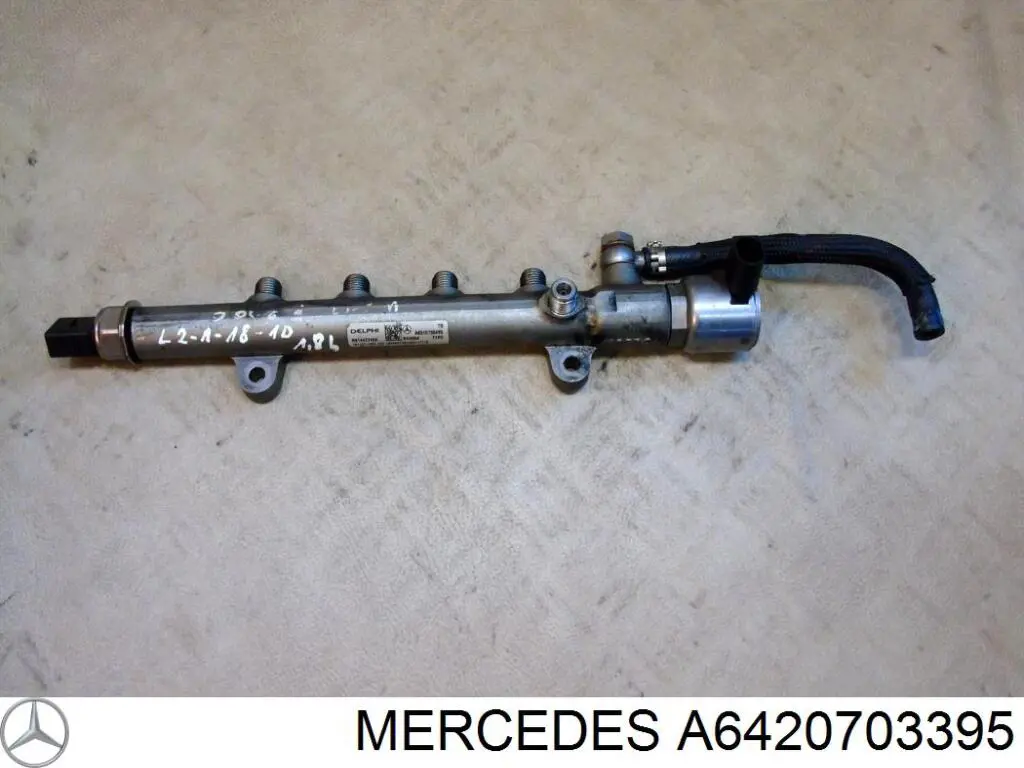 Розподільник палива (рампа) лівий Mercedes A6420703395 ціна, від 30.37 USD