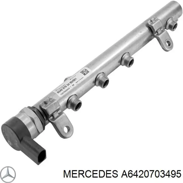 A6420703495 Mercedes Розподільник палива (рампа) лівий