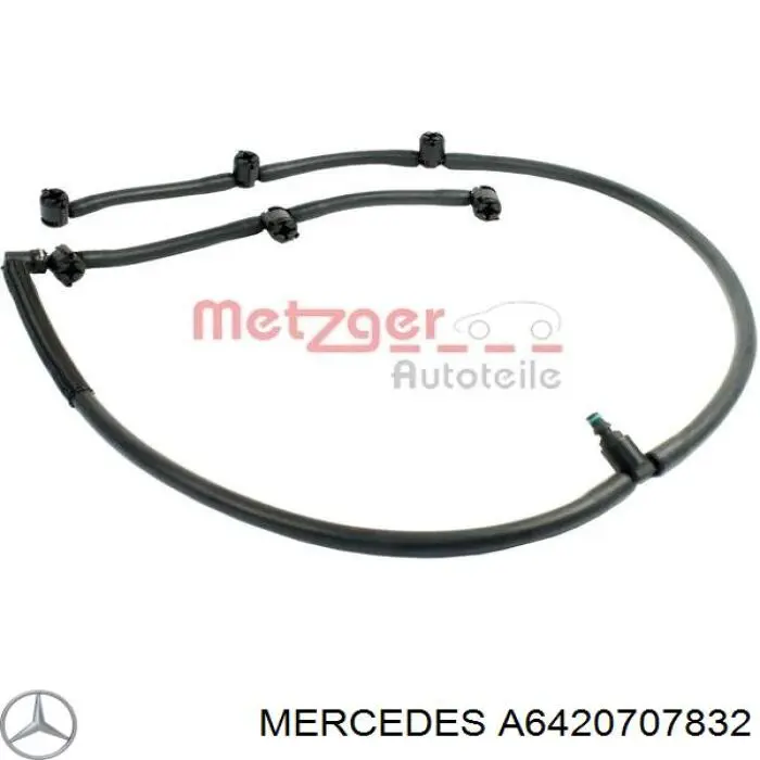 Трубка паливна, зворотня від форсунок Metzger 840097 ціна, від 53.67 USD